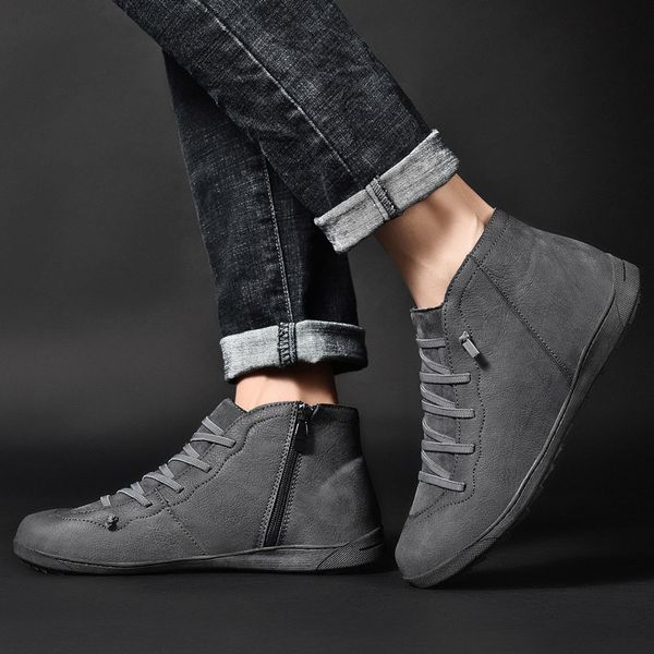 2020 new fashion high-retro mens shoes jinjiang factory direct martin boots short boots stall, Black
2020 new fashion high-retro mens shoes jinjiang factory direct martin boots short boots stall, Black