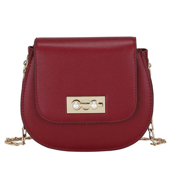 saddle bag mobile phone chain shoulder bag simple crossbody flap with pearl lock clutches fashion sling message bags for women
saddle bag mobile phone chain shoulder bag simple crossbody flap with pearl lock clutches fashion sling message bags for women