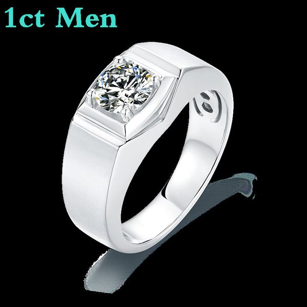 nuomoissanite men ring 925 silver 1ct d color vvs1 diamond test passed jewelry fashion classic style ring for men with certificate, Golden;silver
nuomoissanite men ring 925 silver 1ct d color vvs1 diamond test passed jewelry fashion classic style ring for men with certificate, Golden;silver