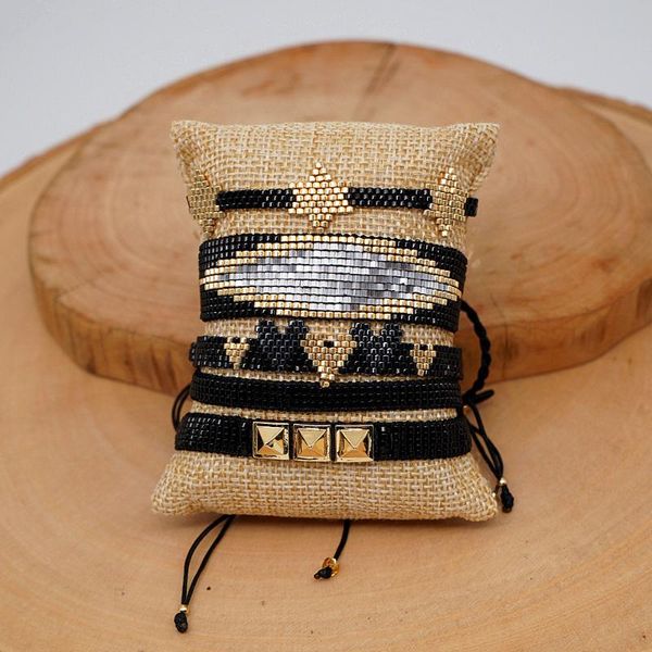 go2boho miyuki 3d heart bracelet black star jewelry rivet pulseras mujer moda 2020 classic bracelets women handmade beads, Golden;silver
go2boho miyuki 3d heart bracelet black star jewelry rivet pulseras mujer moda 2020 classic bracelets women handmade beads, Golden;silver