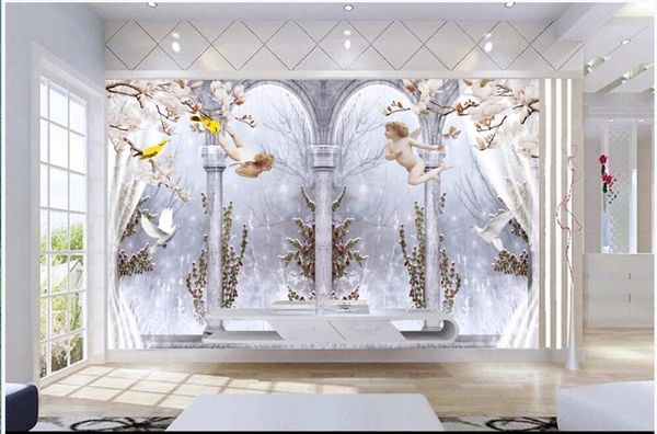 wallpapers 3d wallpaper custom po mural angel roman column white dove tv background living room home decor for walls 3 d
wallpapers 3d wallpaper custom po mural angel roman column white dove tv background living room home decor for walls 3 d