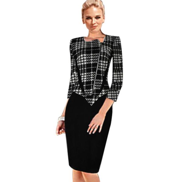 vestidos women dresses new fashion celeb wear to work long sleeve patchwork pencil women dresses size s l xl xxl 3xl robe, Black;gray
vestidos women dresses new fashion celeb wear to work long sleeve patchwork pencil women dresses size s l xl xxl 3xl robe, Black;gray