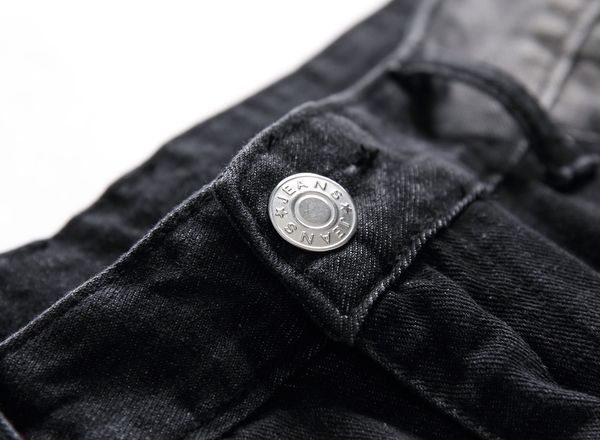 2020mens badge rips stretch black jeans fashion slim fit washed motocycle denim pants panelled hip hop trousers, Blue
2020mens badge rips stretch black jeans fashion slim fit washed motocycle denim pants panelled hip hop trousers, Blue