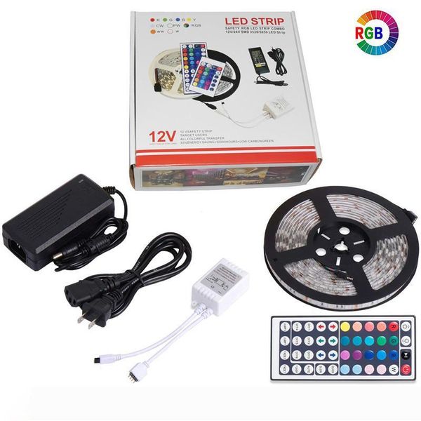 rgb led strip light tape flexible diode ribbon smd 5050 rgb 24key 44key power remote waterproof lighting 5m
rgb led strip light tape flexible diode ribbon smd 5050 rgb 24key 44key power remote waterproof lighting 5m