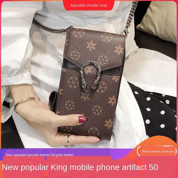 genuine mobile pouch phone women's crossbody chain women's bag 2020 new all-match summer mini small bag for mobile phone