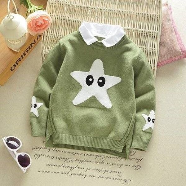 remark post boy children's pullover sweater autumn tide children's pullover korean fake two-piece sweater, Blue
remark post boy children's pullover sweater autumn tide children's pullover korean fake two-piece sweater, Blue
