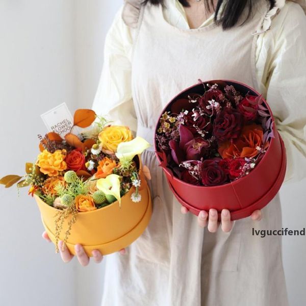 flowers gift box pure color round leather box valentine s day wedding party flower shop home decoration favors present
flowers gift box pure color round leather box valentine s day wedding party flower shop home decoration favors present