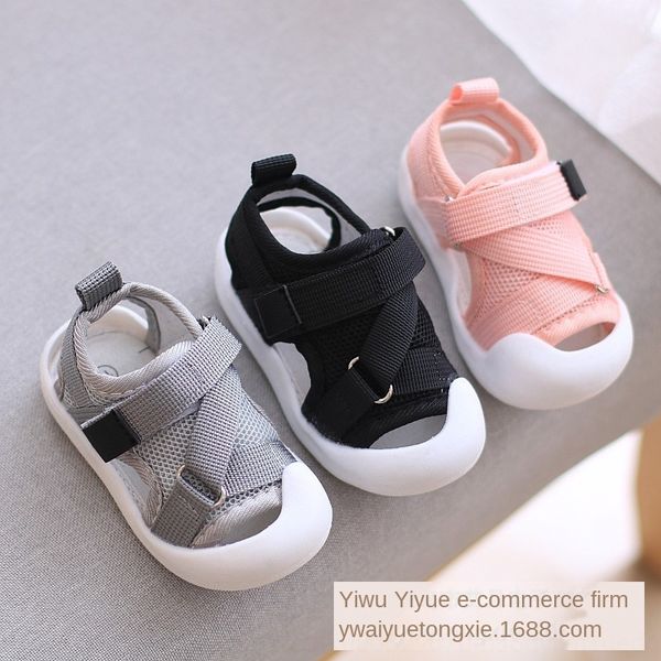 789we baby sandals children's baotou sandals 1-year-old baby girl breathable toddler shoes children 2 soft bottom boy children's s, Black;red
789we baby sandals children's baotou sandals 1-year-old baby girl breathable toddler shoes children 2 soft bottom boy children's s, Black;red