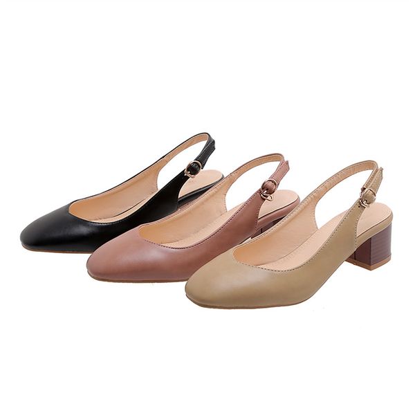 2020 summer new women's square head korean women's casual low-heeled shoes comfortable bottom slingbacks ankle shoes 38, Black
2020 summer new women's square head korean women's casual low-heeled shoes comfortable bottom slingbacks ankle shoes 38, Black