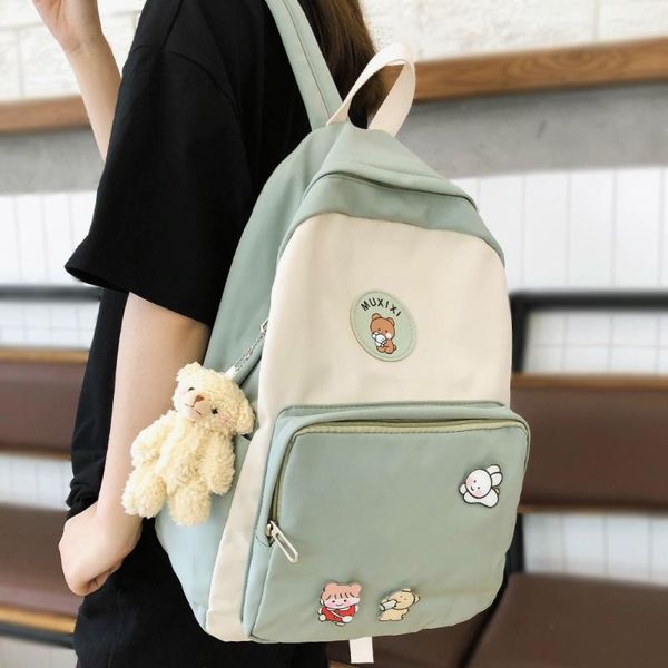 student lady harajuku backpack kawaii nylon women school bag girl college cute backpack waterproof book female bag badge cartoon
student lady harajuku backpack kawaii nylon women school bag girl college cute backpack waterproof book female bag badge cartoon