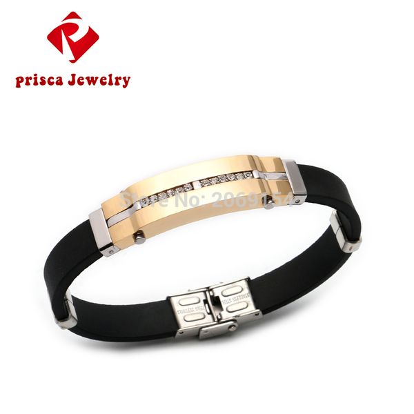 jewelry bracelet charm fashion bangle classic silicone bracelet gold link chain trendy wristband rubber magnetic jewelry, Black
jewelry bracelet charm fashion bangle classic silicone bracelet gold link chain trendy wristband rubber magnetic jewelry, Black