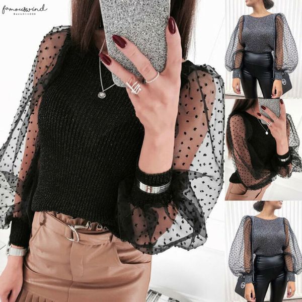 big lantern mesh long sleeve puff long sleeve shirt spring autumn women fashion polka dots blouse elegant turtleneck femme, White
big lantern mesh long sleeve puff long sleeve shirt spring autumn women fashion polka dots blouse elegant turtleneck femme, White