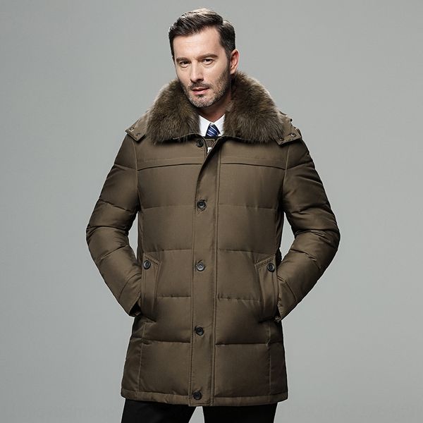 new jacket men's mid-length coat thickened large size warm dad and warm jacketdown jacket down jacketgrandpa clothes, Black
new jacket men's mid-length coat thickened large size warm dad and warm jacketdown jacket down jacketgrandpa clothes, Black