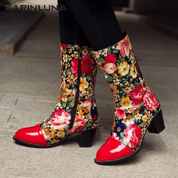 karin new plus размер 48 квадратных каблуки цветы printed зимняя обувь езда середины икры сапоги женщины, Black
karin new plus размер 48 квадратных каблуки цветы printed зимняя обувь езда середины икры сапоги женщины, Black