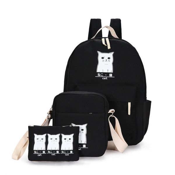 new preppy style women cat printing backpack canvas school bags for teenager girls 3 set rucksack cute book bag mochila j0601wm
new preppy style women cat printing backpack canvas school bags for teenager girls 3 set rucksack cute book bag mochila j0601wm