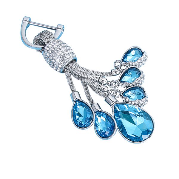 fashion crystal tears of the sky car styling long keyrings buckle metal general 5 colors gift creative keychains auto accessorie, Silver
fashion crystal tears of the sky car styling long keyrings buckle metal general 5 colors gift creative keychains auto accessorie, Silver