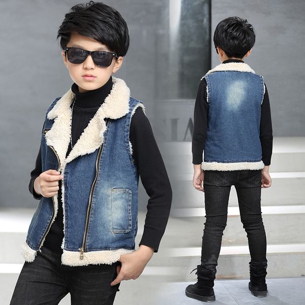 coat 2020 autumn and winter coat children's wear boys' middle and large children's zipper cardigan lamb fleece denim vest, Camo
coat 2020 autumn and winter coat children's wear boys' middle and large children's zipper cardigan lamb fleece denim vest, Camo