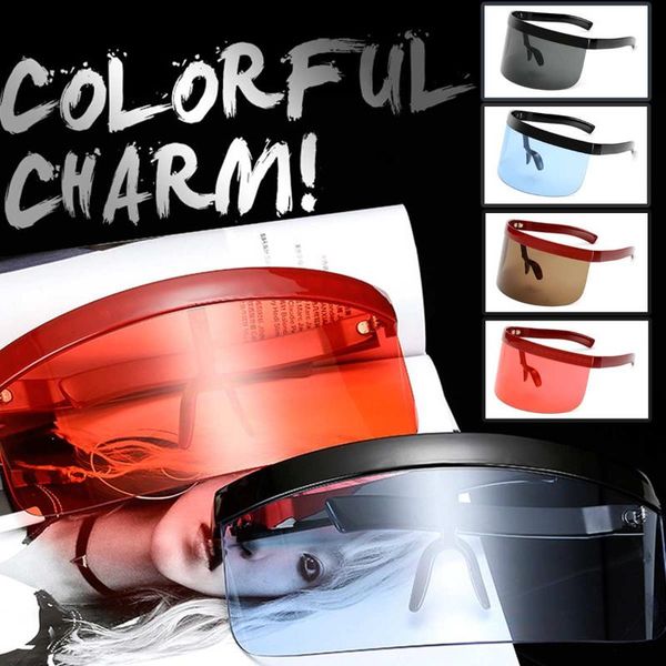 four colors square large mask mirror anti-ultraviolet/windproof/sandproof sunglasses thicken light weight cover glasses, White;black
four colors square large mask mirror anti-ultraviolet/windproof/sandproof sunglasses thicken light weight cover glasses, White;black