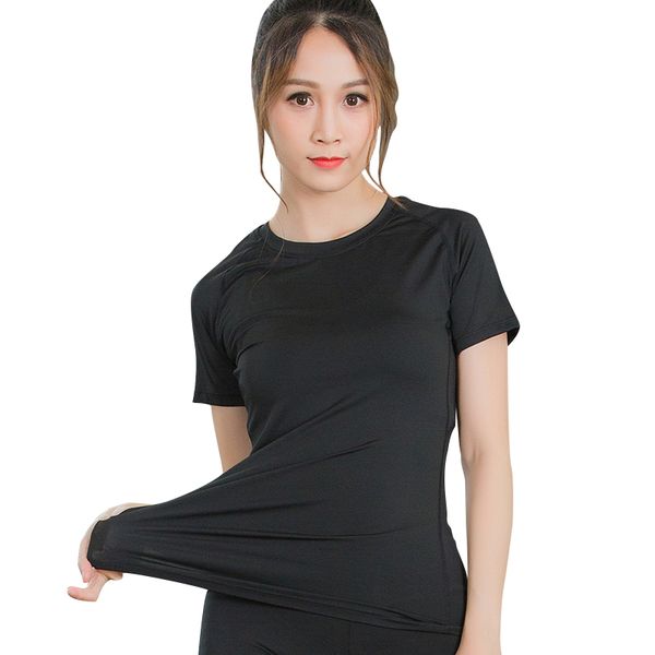 2019 quick dry sports jerseys fitness yoga compression female t-shirt running tights gym workout clothes women yoga shirt, White;red
2019 quick dry sports jerseys fitness yoga compression female t-shirt running tights gym workout clothes women yoga shirt, White;red