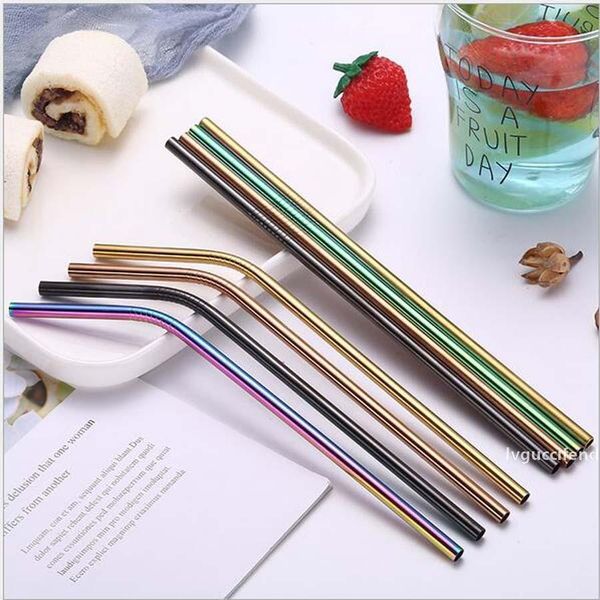 black/rainbow/rose gold/gold 304 stainless steel straws 20oz eco-friendly reusable straw straight & bend drinking tool food grade straws
black/rainbow/rose gold/gold 304 stainless steel straws 20oz eco-friendly reusable straw straight & bend drinking tool food grade straws