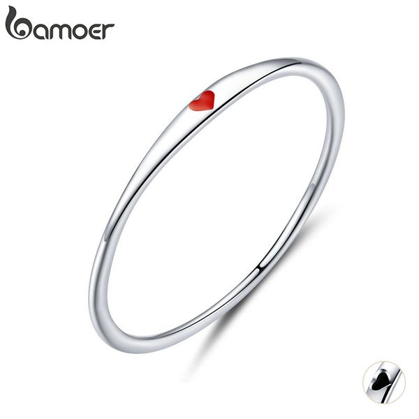 bamoer sterling silver 925 tiny red enamel heart finger rings for women circle slim fashion jewelry bijoux 2020 new scr620, Golden;silver
bamoer sterling silver 925 tiny red enamel heart finger rings for women circle slim fashion jewelry bijoux 2020 new scr620, Golden;silver