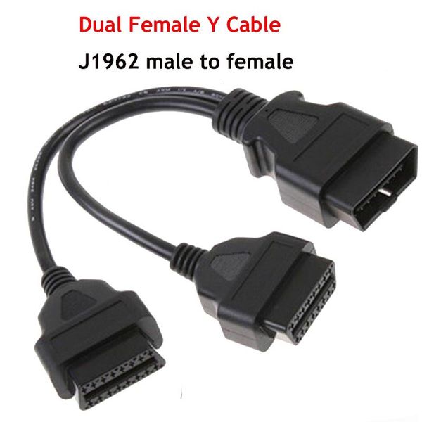 30cm obd2 16 pin cable extension splitter male to dual female y obd 16pin cable 1-2 obd connector adapter ing
30cm obd2 16 pin cable extension splitter male to dual female y obd 16pin cable 1-2 obd connector adapter ing