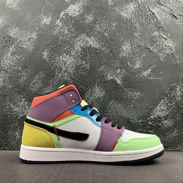 1s mid se multi-color sneakers skateboard basketball shoes sneaker trainer running trainers kids youth men women factory withbox, Black
1s mid se multi-color sneakers skateboard basketball shoes sneaker trainer running trainers kids youth men women factory withbox, Black