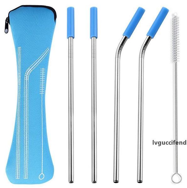 metal straws 304 stainless steel straws with anti-scratch silicone tip cover straight bent drinking straws sets with travel neoprene bag dhl
metal straws 304 stainless steel straws with anti-scratch silicone tip cover straight bent drinking straws sets with travel neoprene bag dhl