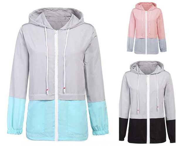 hpbsh 2019 outdoor solid color stitching women's fashion simple 2019 windbreaker outdoor solid color stitching women's windbreaker, Black;brown
hpbsh 2019 outdoor solid color stitching women's fashion simple 2019 windbreaker outdoor solid color stitching women's windbreaker, Black;brown