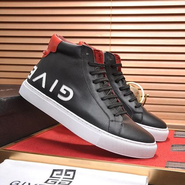 new arrival high reverse sneakers in leather mens boots comfortable lace -up vintage sports men shoes calzado deportivo para hombre, Black
new arrival high reverse sneakers in leather mens boots comfortable lace -up vintage sports men shoes calzado deportivo para hombre, Black