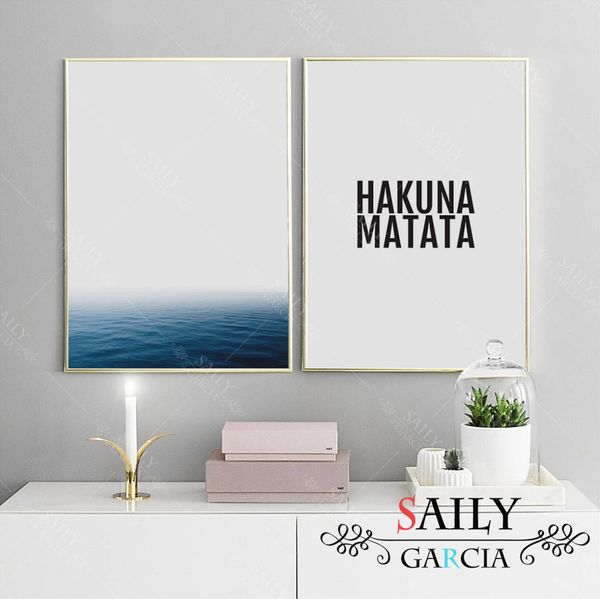 canvas art painting hakuna matata ocean scandinavian decor nordic style posters and prints unframed wall picture for living room
canvas art painting hakuna matata ocean scandinavian decor nordic style posters and prints unframed wall picture for living room