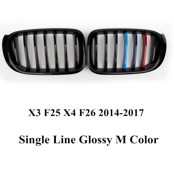 right & left single line glossy black kidney mesh grille for b-m-w x3 f25 x4 f26 2014-2017 abs front racing grill grille
right & left single line glossy black kidney mesh grille for b-m-w x3 f25 x4 f26 2014-2017 abs front racing grill grille