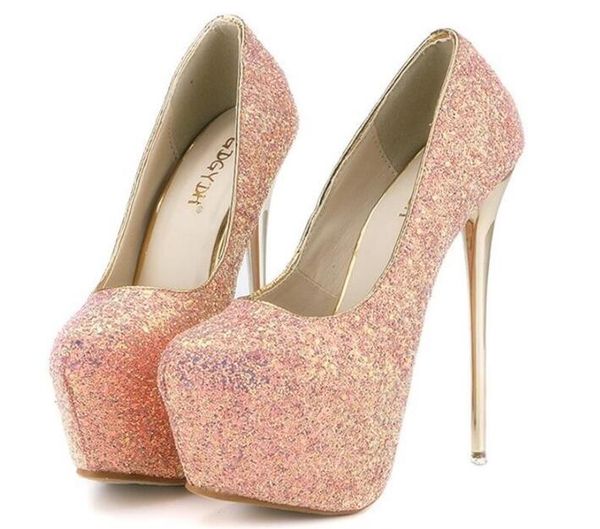 fashion women platform shoes new spring autumn bling women pumps thin heels slim party shoes high heels, Black
fashion women platform shoes new spring autumn bling women pumps thin heels slim party shoes high heels, Black