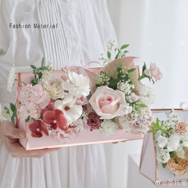 10pcs/lot creative flower gift box flower bouquet box surprise gift packaging valentine's day wedding decoration cases
10pcs/lot creative flower gift box flower bouquet box surprise gift packaging valentine's day wedding decoration cases