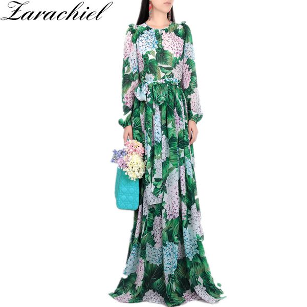 new 2020 runway hydrangea floral fall dress women green leaves flower print diamond buttons ankle-length pleated chiffon dresses, Black;gray
new 2020 runway hydrangea floral fall dress women green leaves flower print diamond buttons ankle-length pleated chiffon dresses, Black;gray