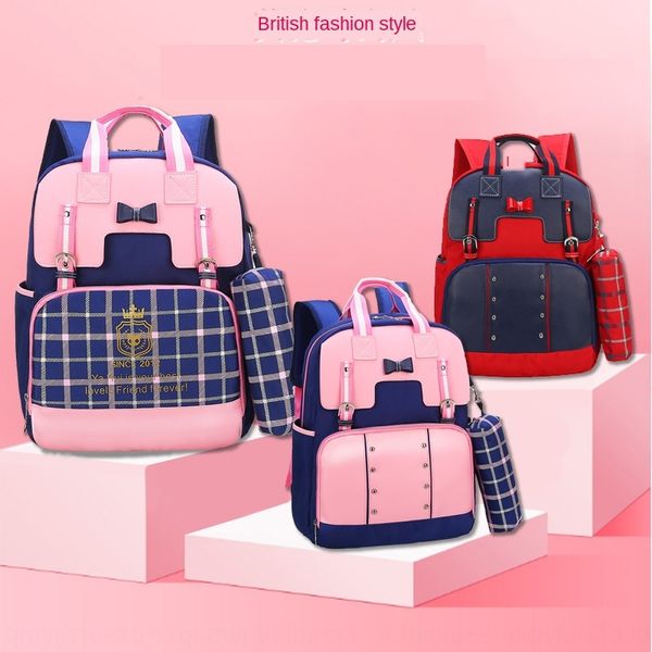 new schoolbag primary school students princess style english style relief ridge plaid cartoon cute children's schoolbag girl
new schoolbag primary school students princess style english style relief ridge plaid cartoon cute children's schoolbag girl