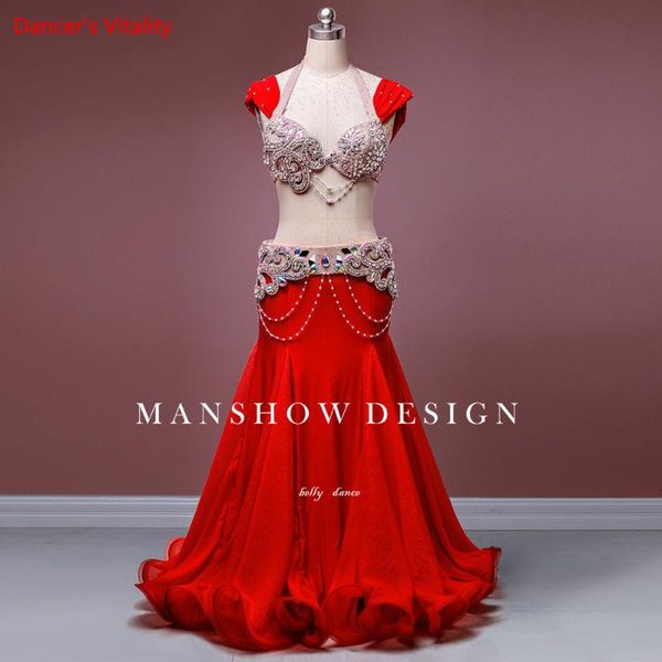 belly dance female elegant bra performance clothing suit new woman high-end custom competition long skirt set, Black;red
belly dance female elegant bra performance clothing suit new woman high-end custom competition long skirt set, Black;red