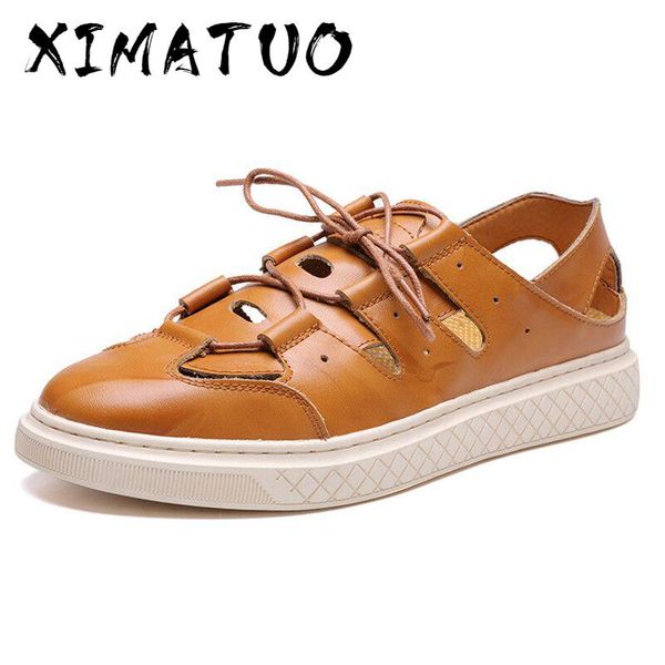 2020 summer genuine leather men's sandals outdoor beach sandals fashion comfortable casual shoes hollow slipper male footwear, Black
2020 summer genuine leather men's sandals outdoor beach sandals fashion comfortable casual shoes hollow slipper male footwear, Black