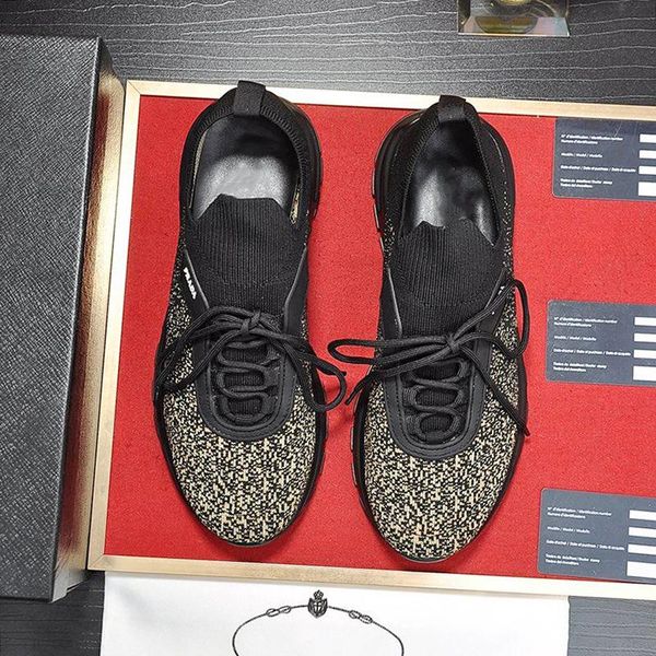 lightweight prax 01 knit fabric sneakers mens shoes scarpe sportive da uomo outdoor walking breathable luxury low sports men shoes, Black
lightweight prax 01 knit fabric sneakers mens shoes scarpe sportive da uomo outdoor walking breathable luxury low sports men shoes, Black
