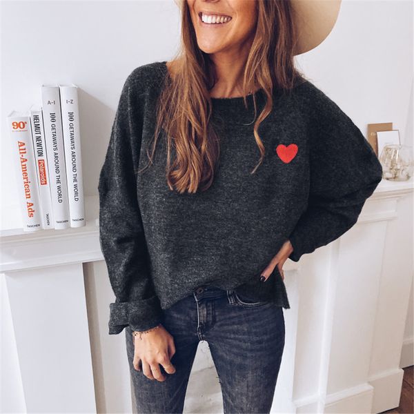 korean clothes 2019 autumn winter women casual o-neck embroidery heart shape loose t-shirt fashion solid office ladies t shirt
korean clothes 2019 autumn winter women casual o-neck embroidery heart shape loose t-shirt fashion solid office ladies t shirt
