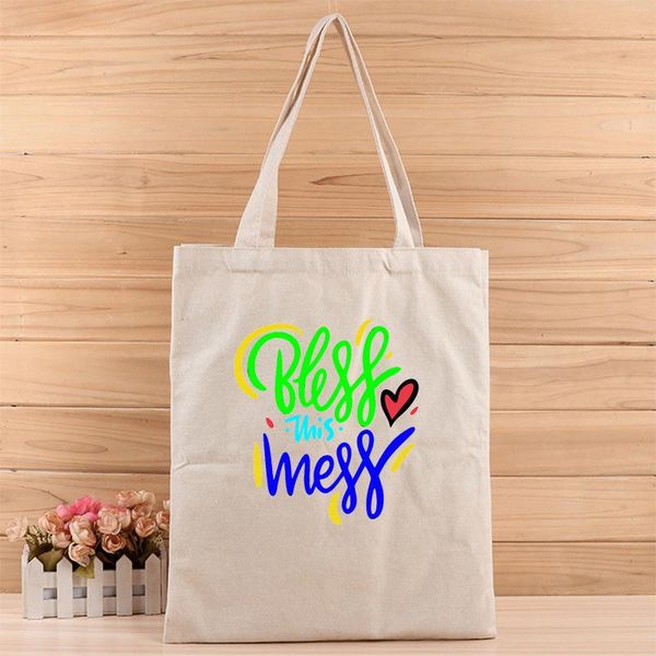 fashion bless this mess girl and womens casual canvas tote bags suits for shopping,gift,wedding, birthday or anything else
fashion bless this mess girl and womens casual canvas tote bags suits for shopping,gift,wedding, birthday or anything else
