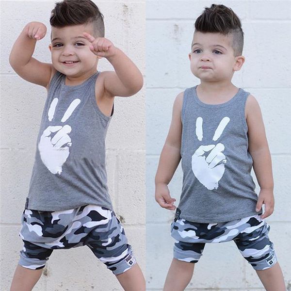 2pcs toddler kids baby boy summer clothes sleeveless vest +camouflage shorts pant outfits casual clothing set, White
2pcs toddler kids baby boy summer clothes sleeveless vest +camouflage shorts pant outfits casual clothing set, White