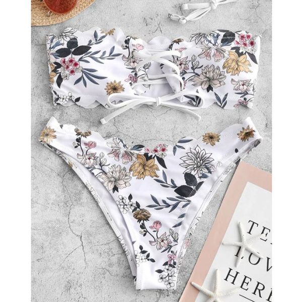 bandeau bikinis 2020 bikini set floral women swimwear print swimsuit female wear swimming suit foe women bathing suit, White;black
bandeau bikinis 2020 bikini set floral women swimwear print swimsuit female wear swimming suit foe women bathing suit, White;black