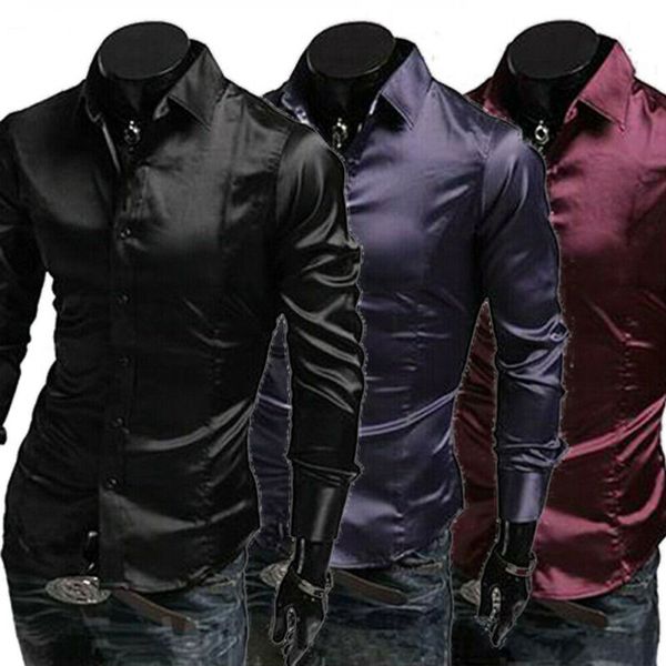 мужская мода solid silk смесь рубашка с длинным рукавом однобортный 3 цвета вскользь формальное бизнес партии рубашка new, White;black
мужская мода solid silk смесь рубашка с длинным рукавом однобортный 3 цвета вскользь формальное бизнес партии рубашка new, White;black