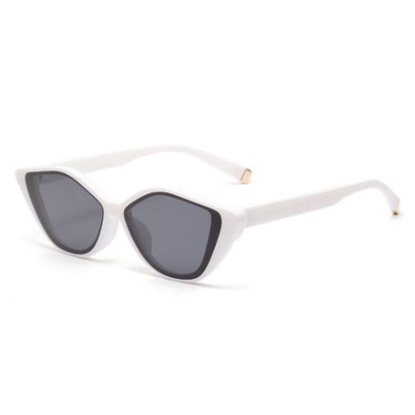 2020 new fashion sunglasses kitten eye frame ladies generous style uv400 protection glasses triangle cat eye sunglasses, White;black
2020 new fashion sunglasses kitten eye frame ladies generous style uv400 protection glasses triangle cat eye sunglasses, White;black