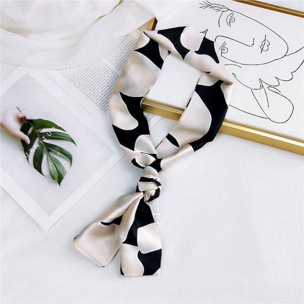 15*145cm women's long skinny silk stain neck collar scarf neckerchief female floral printed bag scarfs for handbag acceessories, Blue;gray
15*145cm women's long skinny silk stain neck collar scarf neckerchief female floral printed bag scarfs for handbag acceessories, Blue;gray