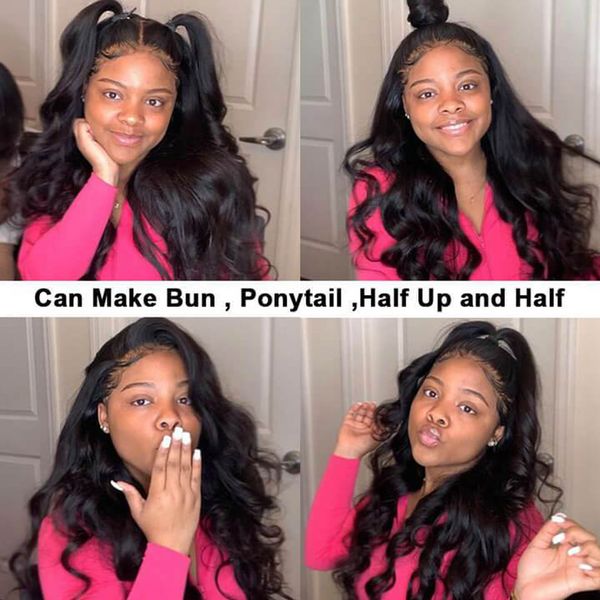 hd transparent lace frontal wig 5x5 lace closure wig 13x6 wavy lace front human hair wigs remy brazilian body wave closure wig, Black
hd transparent lace frontal wig 5x5 lace closure wig 13x6 wavy lace front human hair wigs remy brazilian body wave closure wig, Black