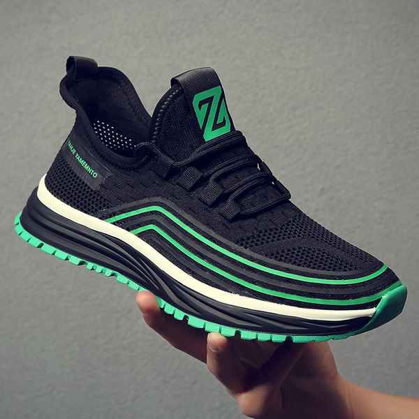 2020 new summer flying woven sneaker shoes men breathable mesh fashion hollowed wear-resistant loafer shoes 6229, Black
2020 new summer flying woven sneaker shoes men breathable mesh fashion hollowed wear-resistant loafer shoes 6229, Black