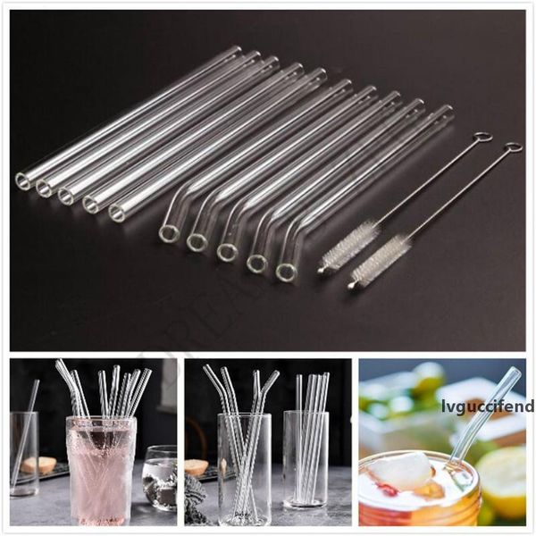 215mm reusable eco borosilicate glass drinking straws 10pcs/set drinking straws bent straight milk cocktail straw bar tools
215mm reusable eco borosilicate glass drinking straws 10pcs/set drinking straws bent straight milk cocktail straw bar tools