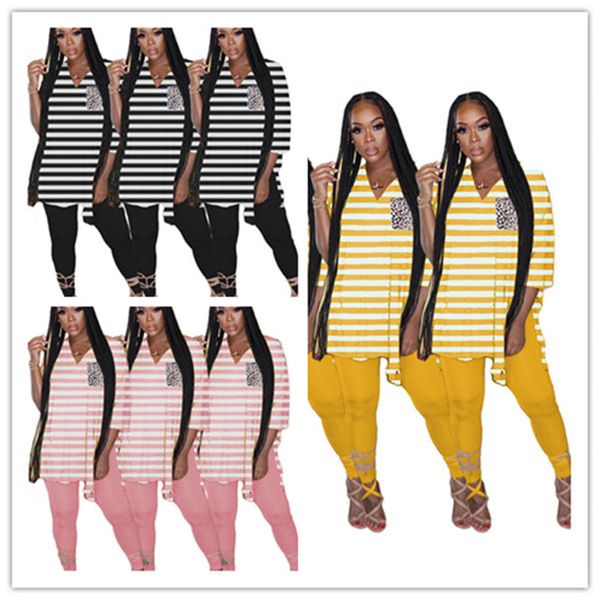 women two piece outfits tracksuit striped leopard long sleeve v-neck t shirt pants leggings casual sports suit woman clothes s-xxl d8402, Gray
women two piece outfits tracksuit striped leopard long sleeve v-neck t shirt pants leggings casual sports suit woman clothes s-xxl d8402, Gray